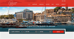 Desktop Screenshot of cannesrentalapartments.com